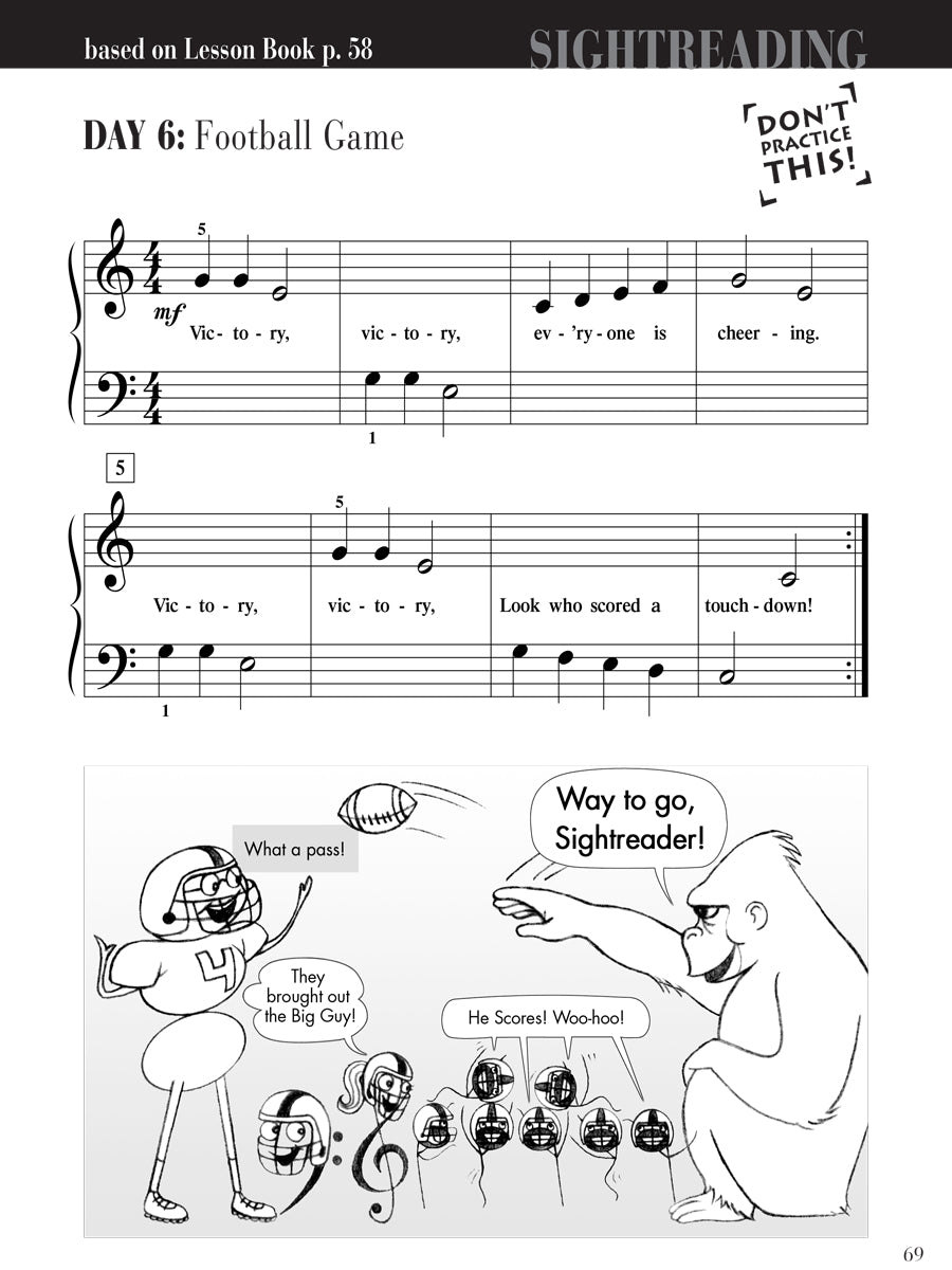 Piano Adventures® Primer Level Sightreading Book