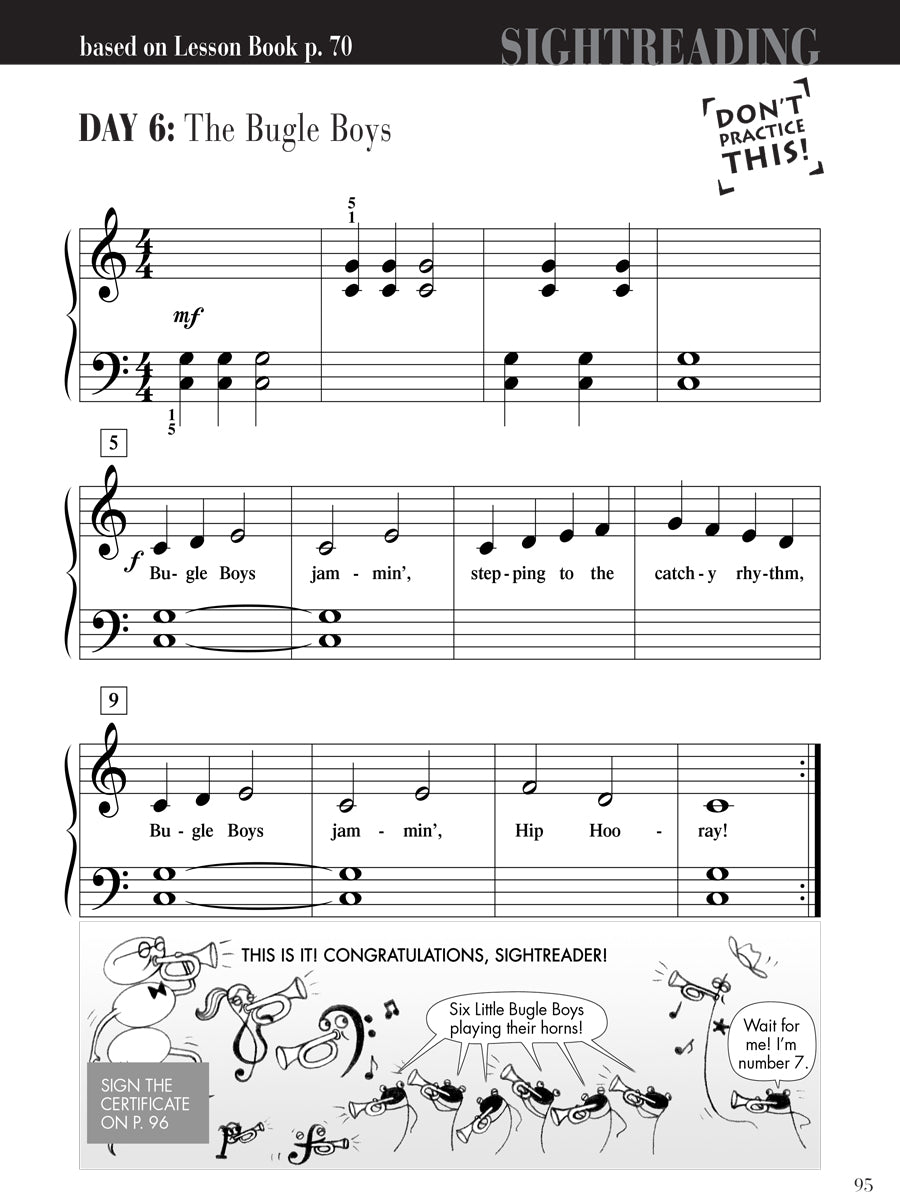 Piano Adventures® Primer Level Sightreading Book