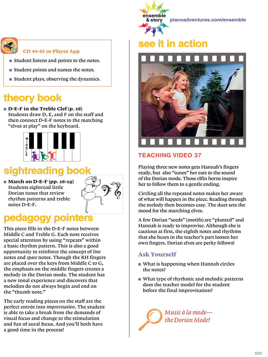 Piano Adventures® Primer Level Teacher Guide