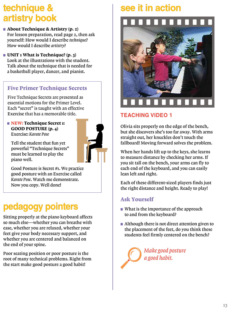 Piano Adventures® Primer Level Teacher Guide