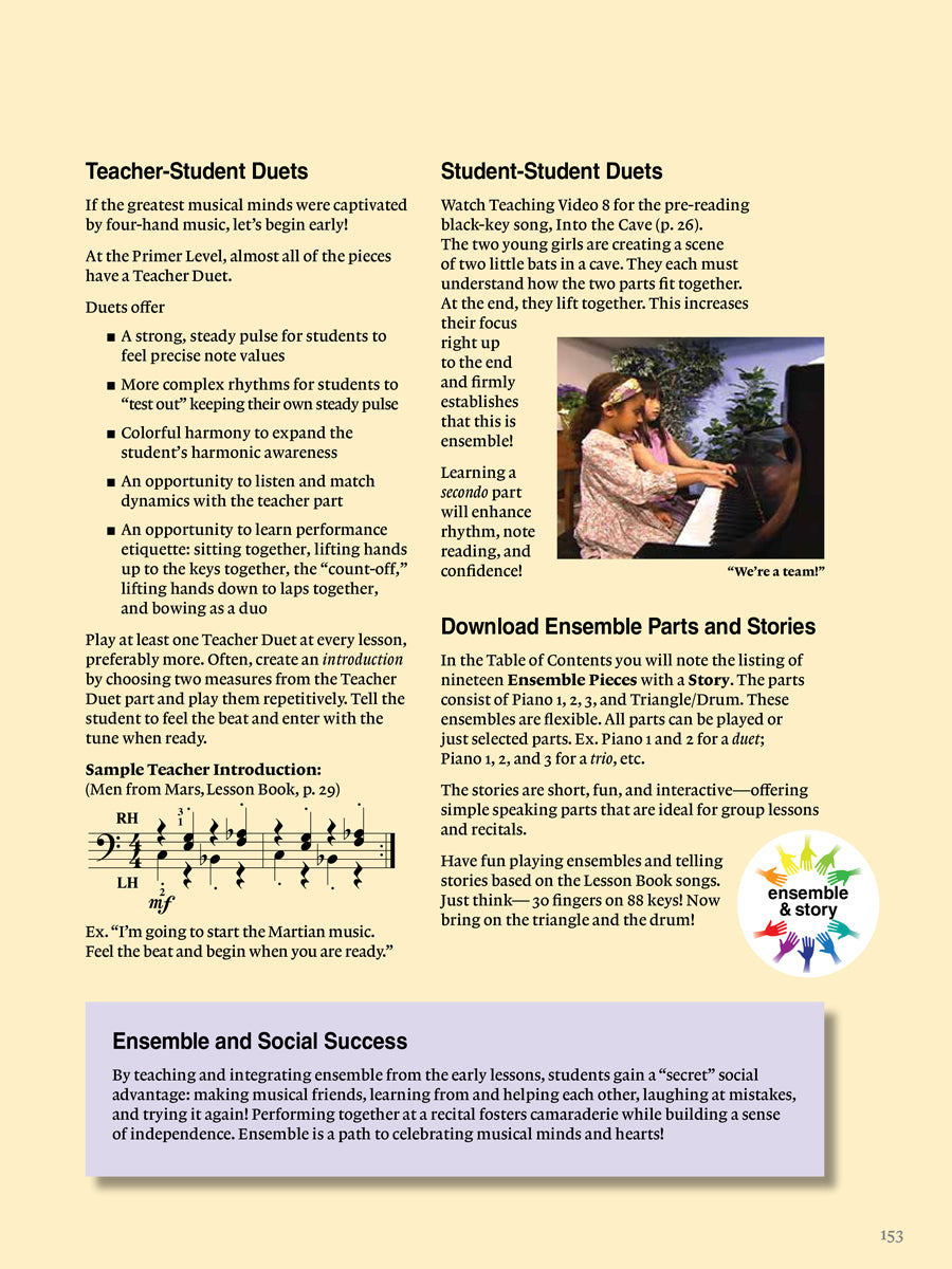 Piano Adventures® Primer Level Teacher Guide