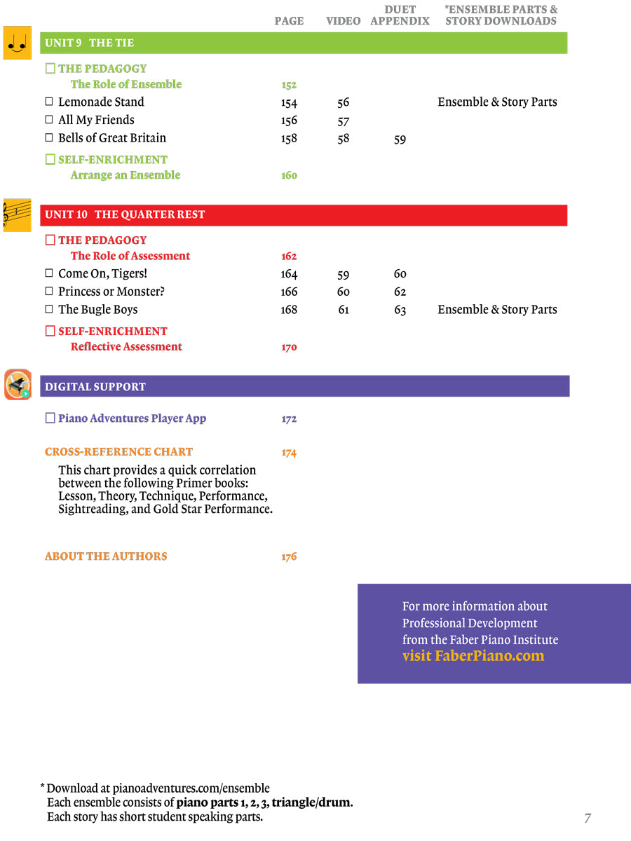 Piano Adventures® Primer Level Teacher Guide