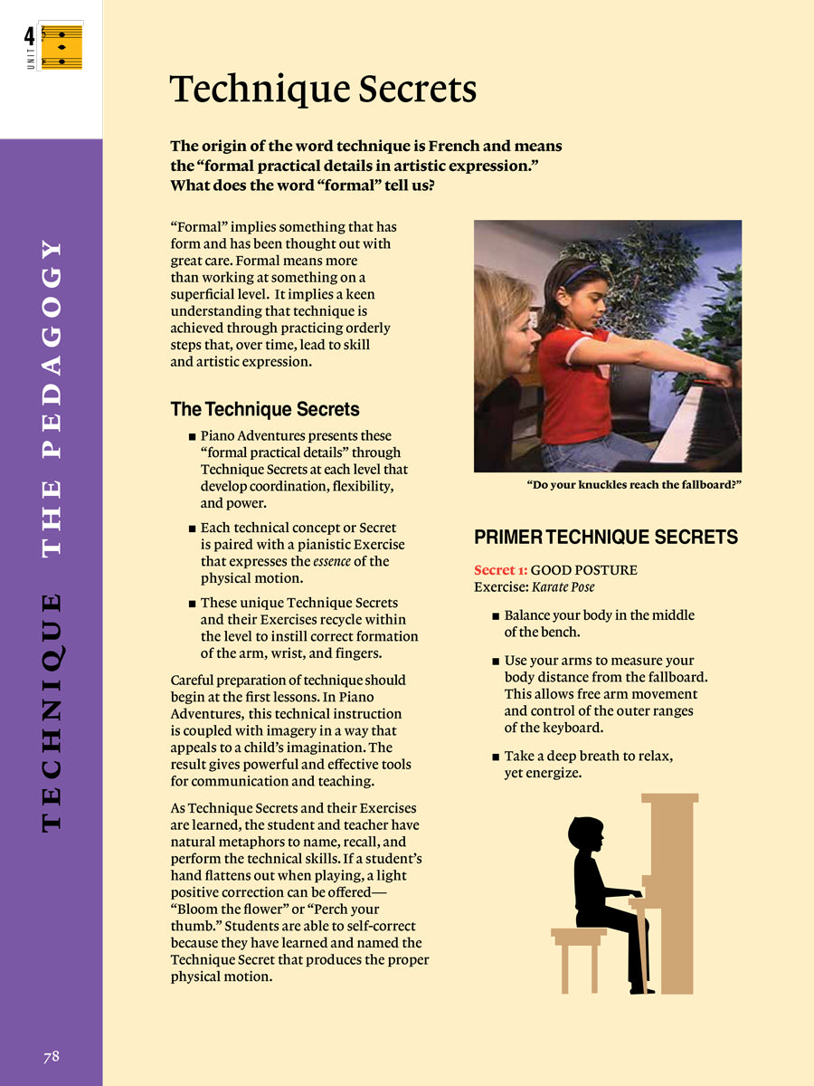 Piano Adventures® Primer Level Teacher Guide