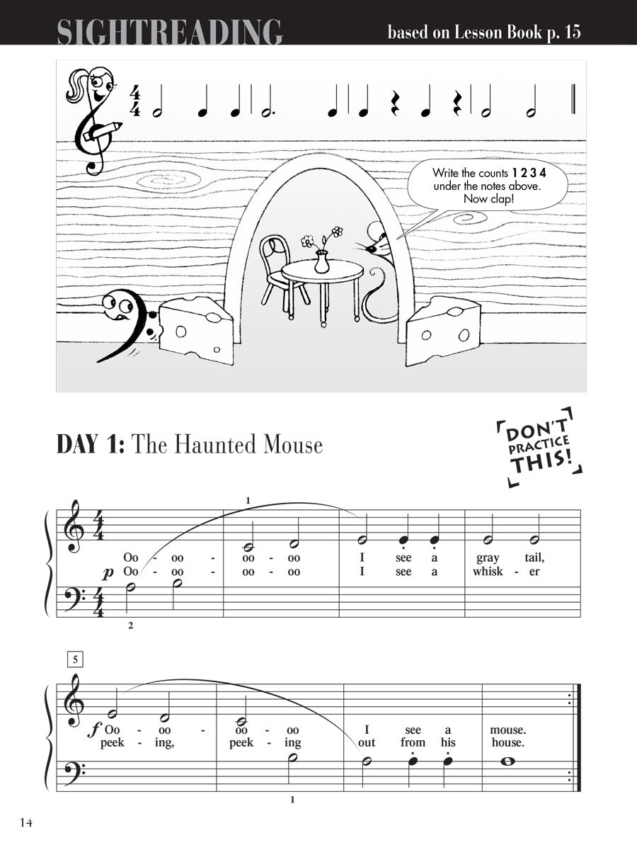 Piano Adventures® Level 1 Sightreading Book