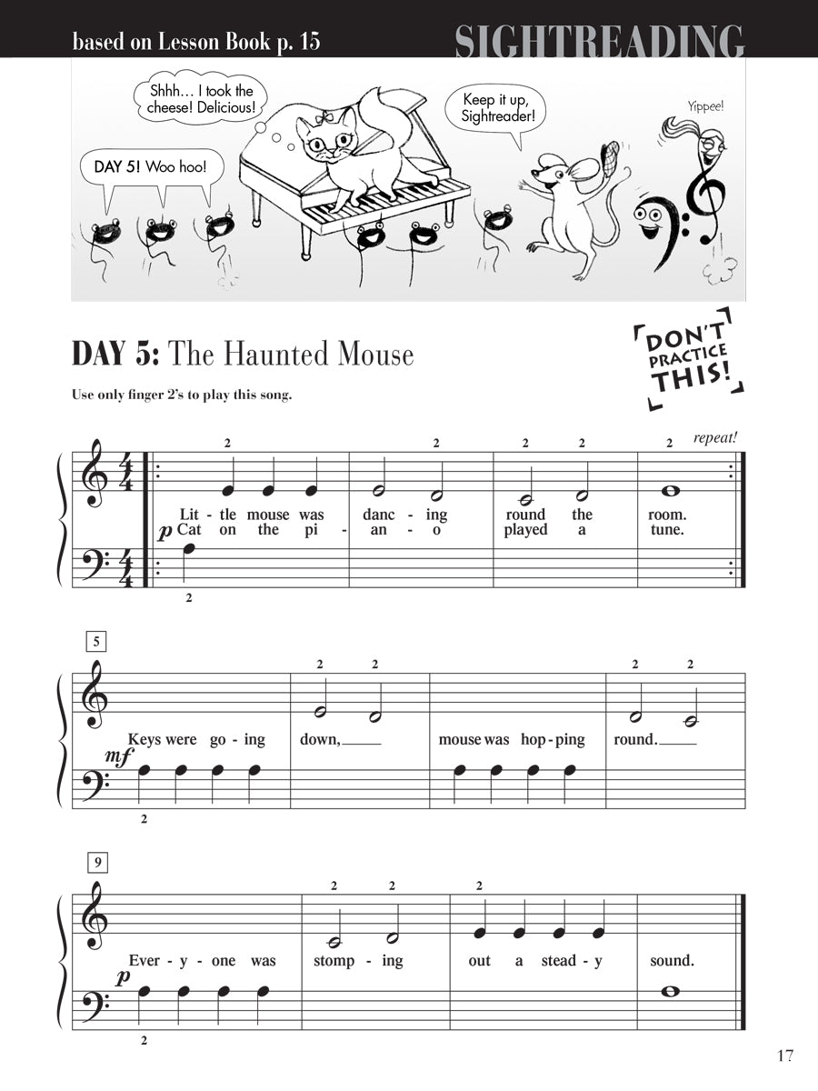 Piano Adventures® Level 1 Sightreading Book