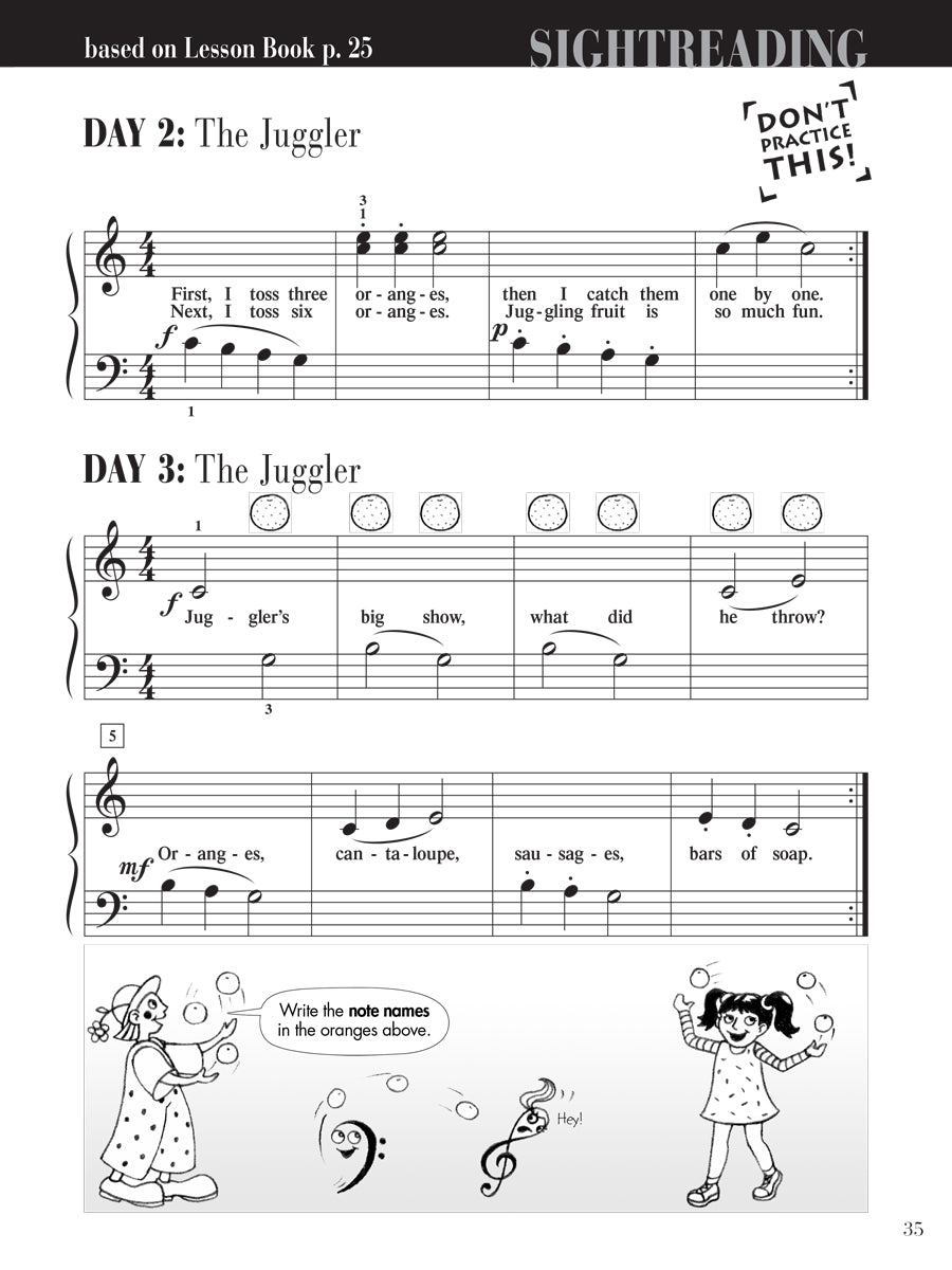 Piano Adventures® Level 1 Sightreading Book