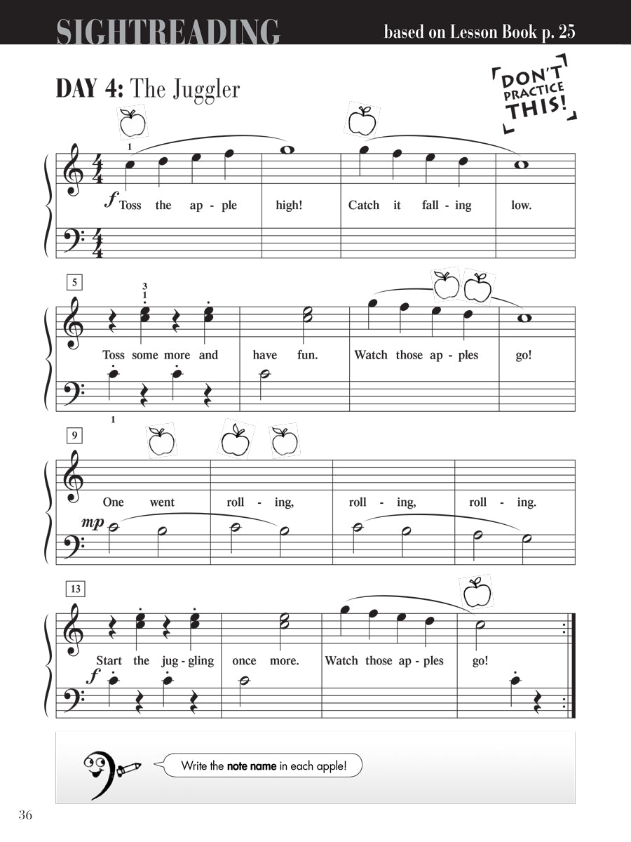 Piano Adventures® Level 1 Sightreading Book