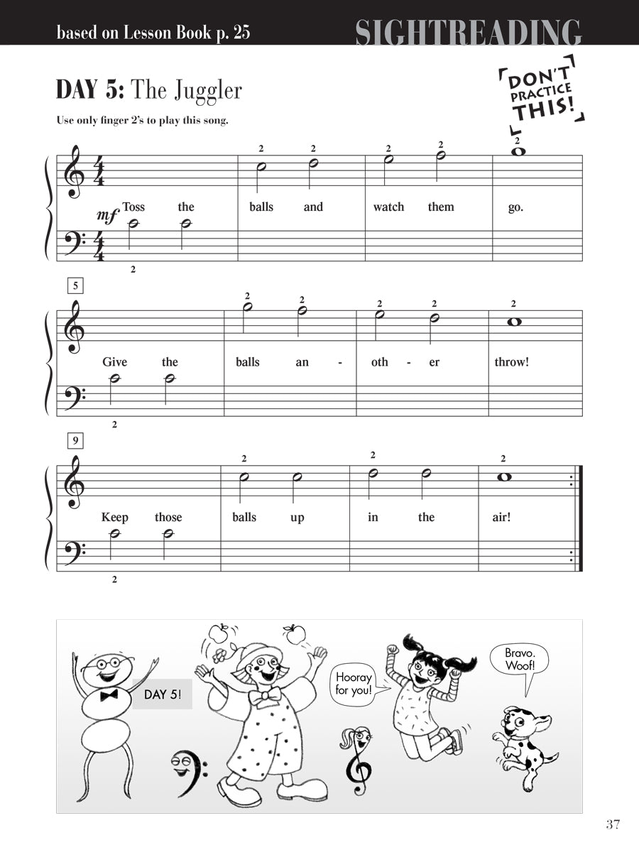 Piano Adventures® Level 1 Sightreading Book