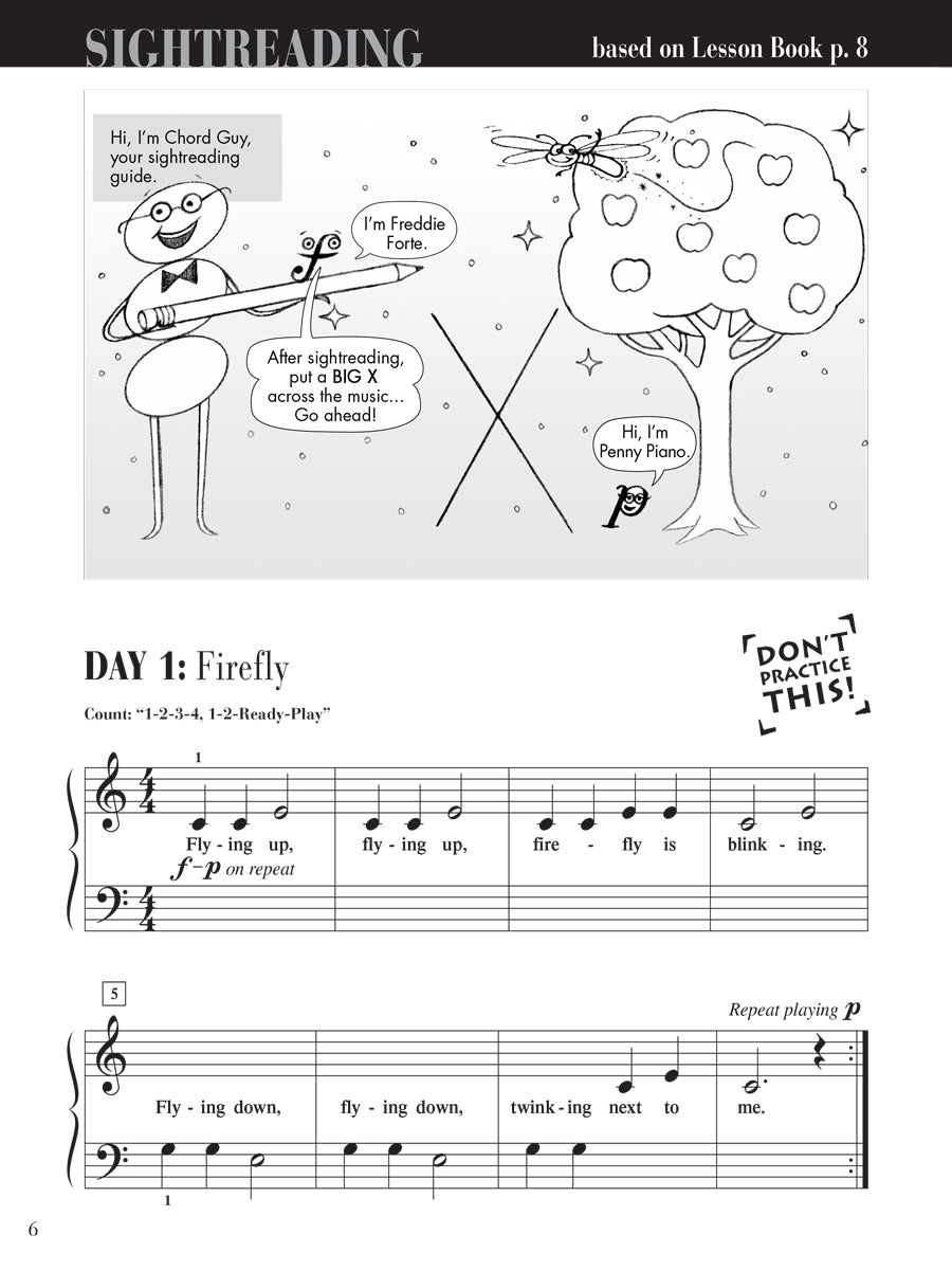 Piano Adventures® Level 1 Sightreading Book