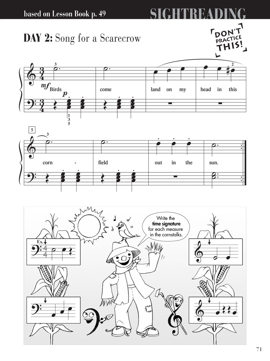 Piano Adventures® Level 1 Sightreading Book