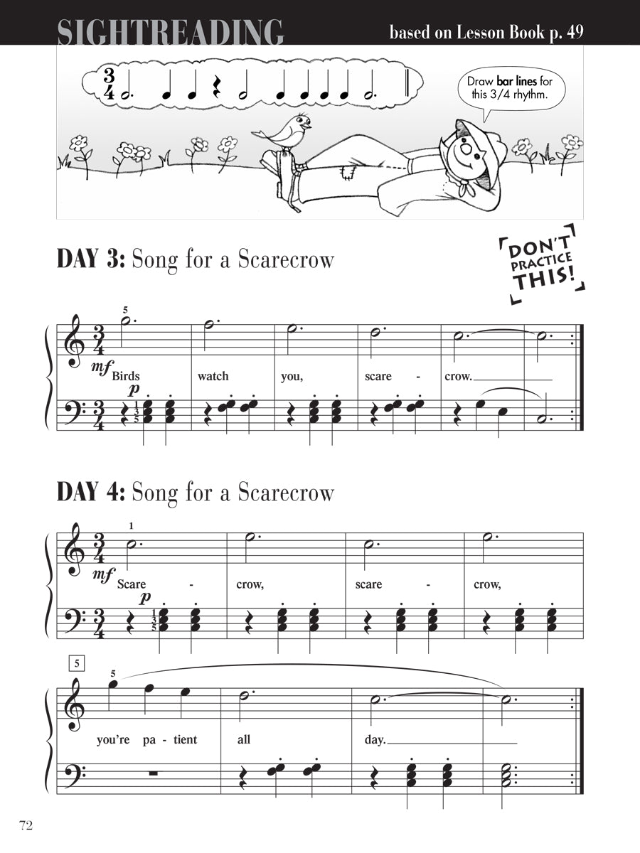 Piano Adventures® Level 1 Sightreading Book