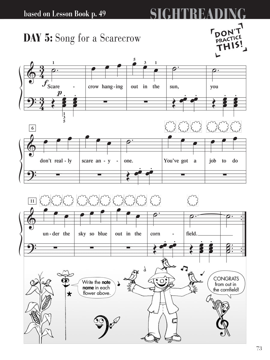 Piano Adventures® Level 1 Sightreading Book