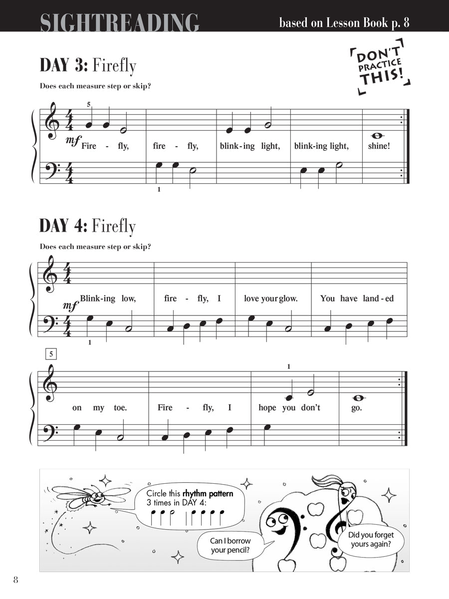 Piano Adventures® Level 1 Sightreading Book