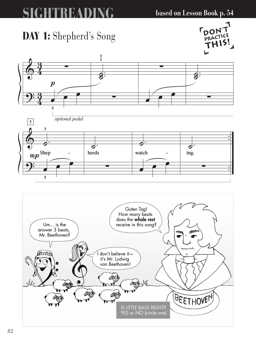 Piano Adventures® Level 1 Sightreading Book