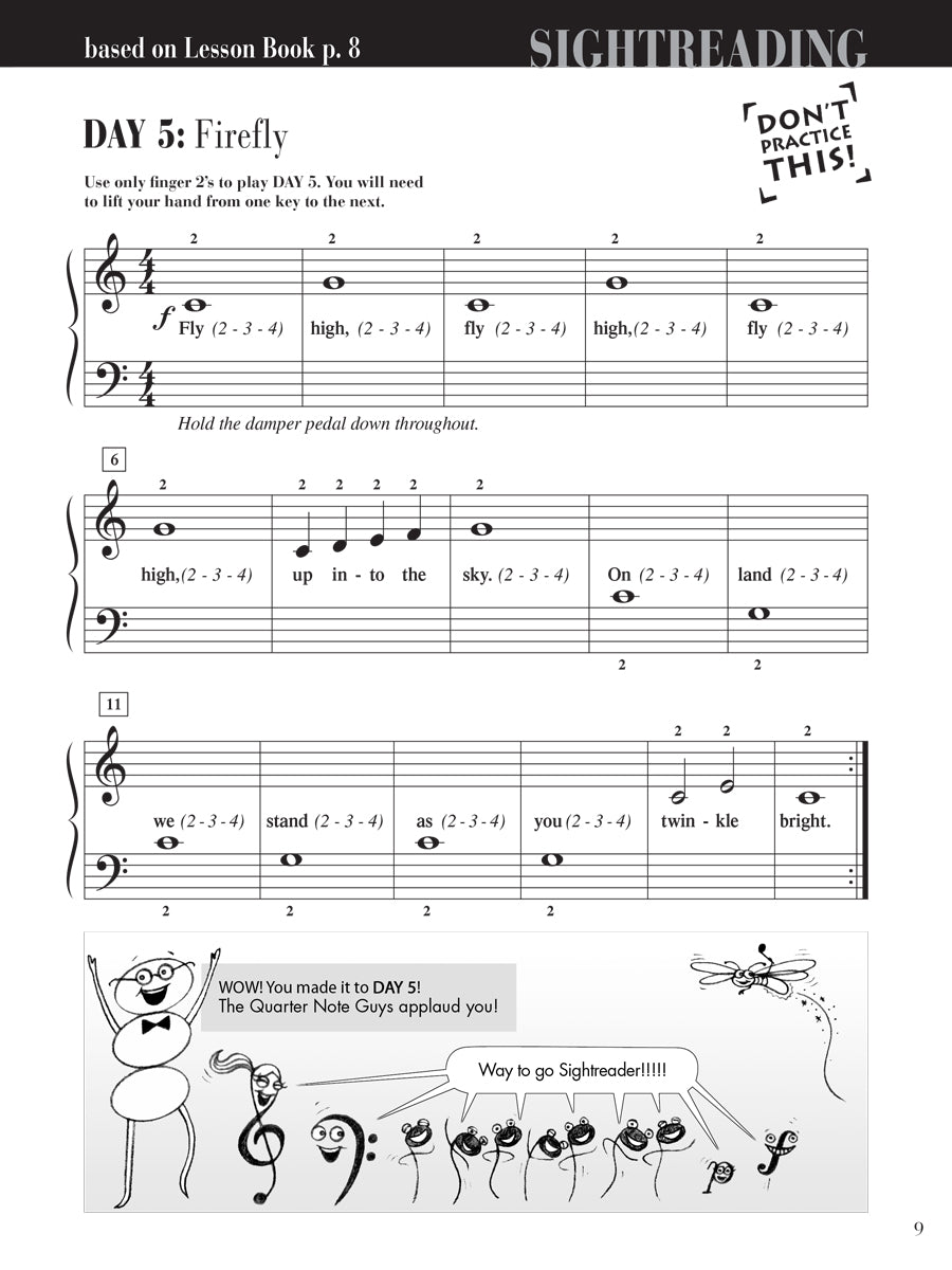 Piano Adventures® Level 1 Sightreading Book