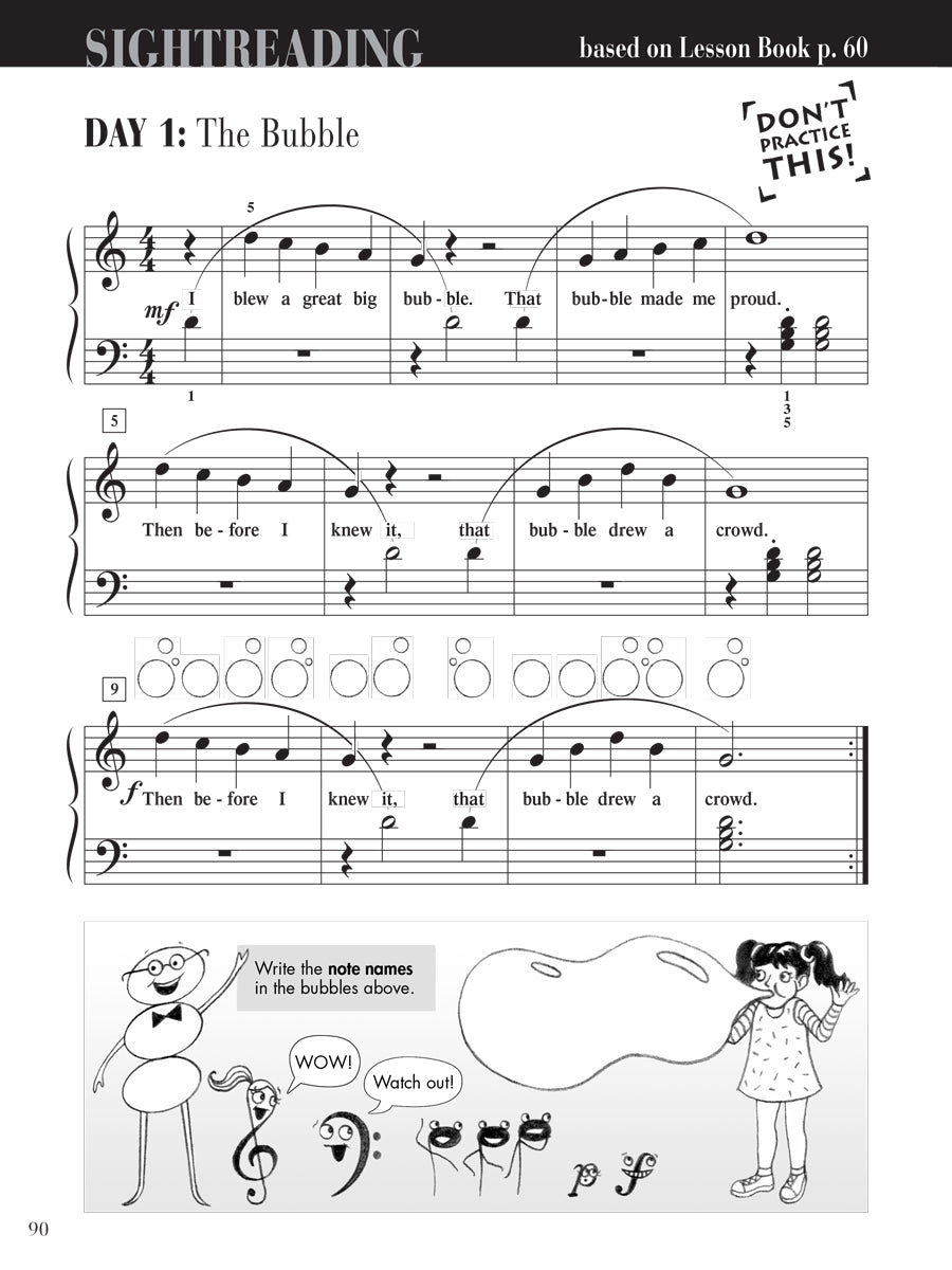 Piano Adventures® Level 1 Sightreading Book