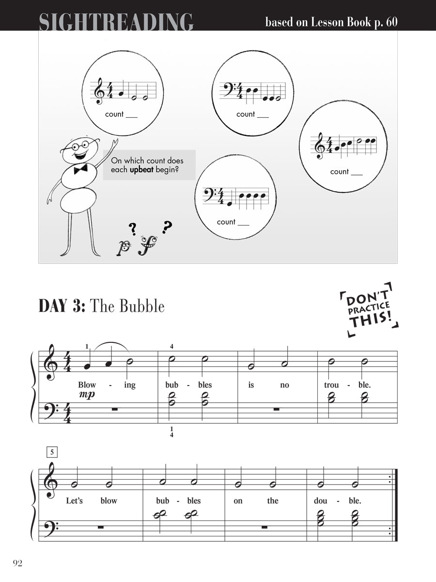 Piano Adventures® Level 1 Sightreading Book