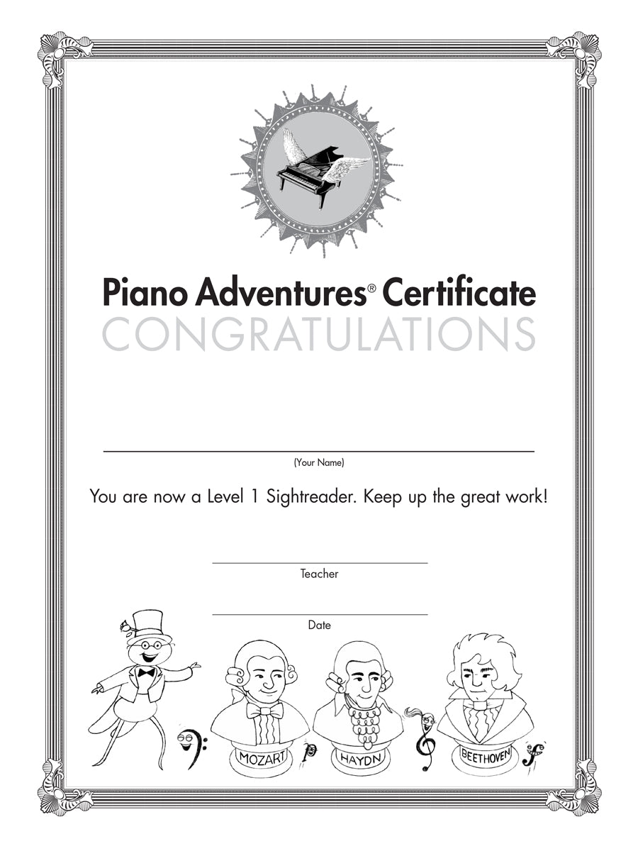 Piano Adventures® Level 1 Sightreading Book