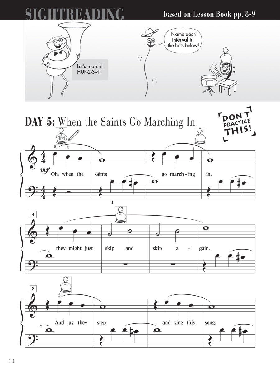 Piano Adventures® Level 2A Sightreading Book