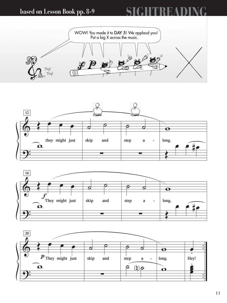 Piano Adventures® Level 2A Sightreading Book