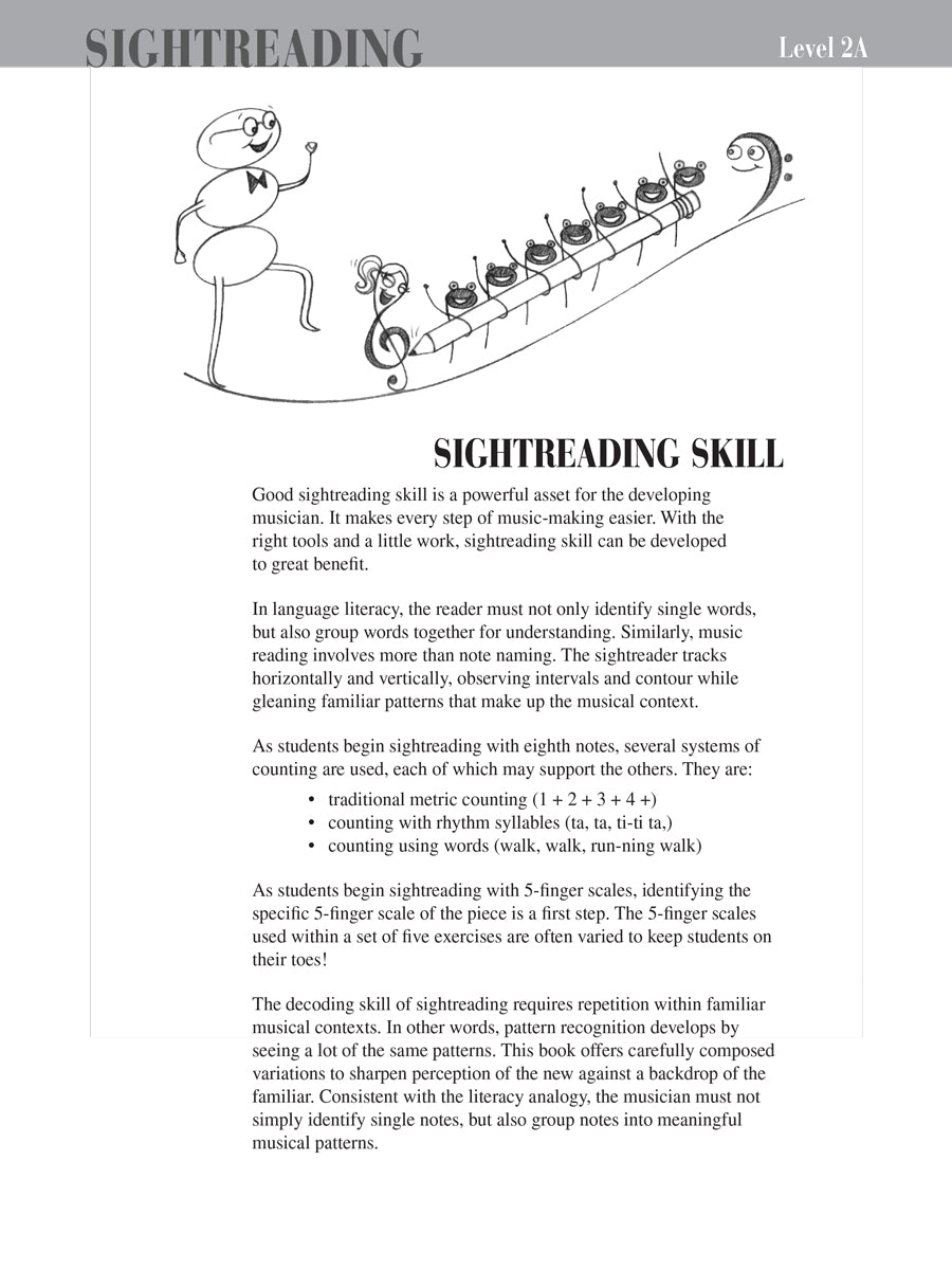 Piano Adventures® Level 2A Sightreading Book