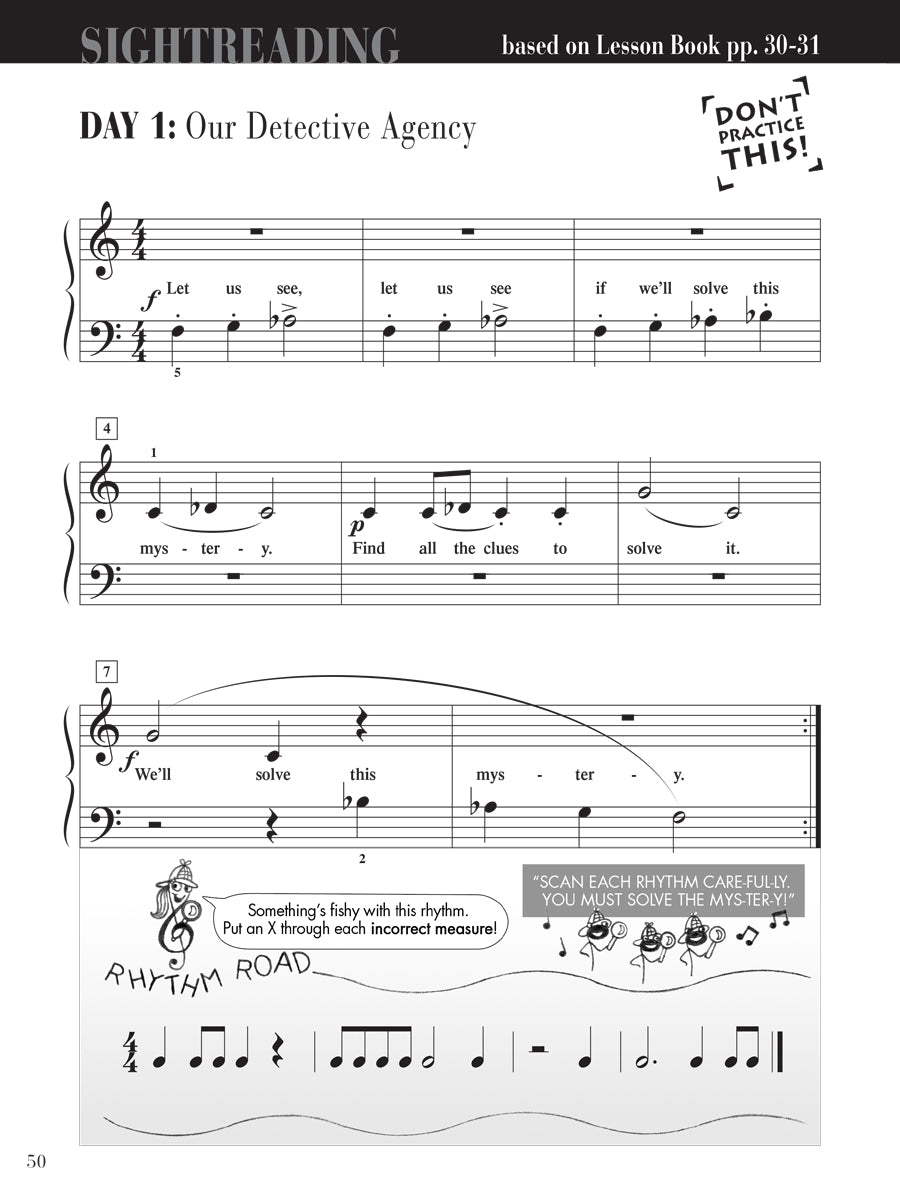 Piano Adventures® Level 2A Sightreading Book