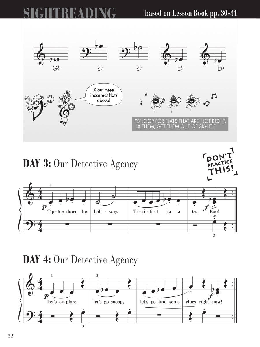 Piano Adventures® Level 2A Sightreading Book