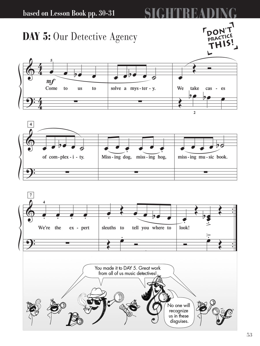 Piano Adventures® Level 2A Sightreading Book