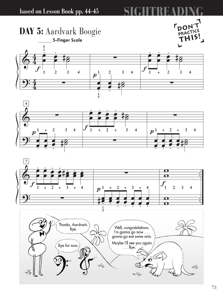 Piano Adventures® Level 2A Sightreading Book