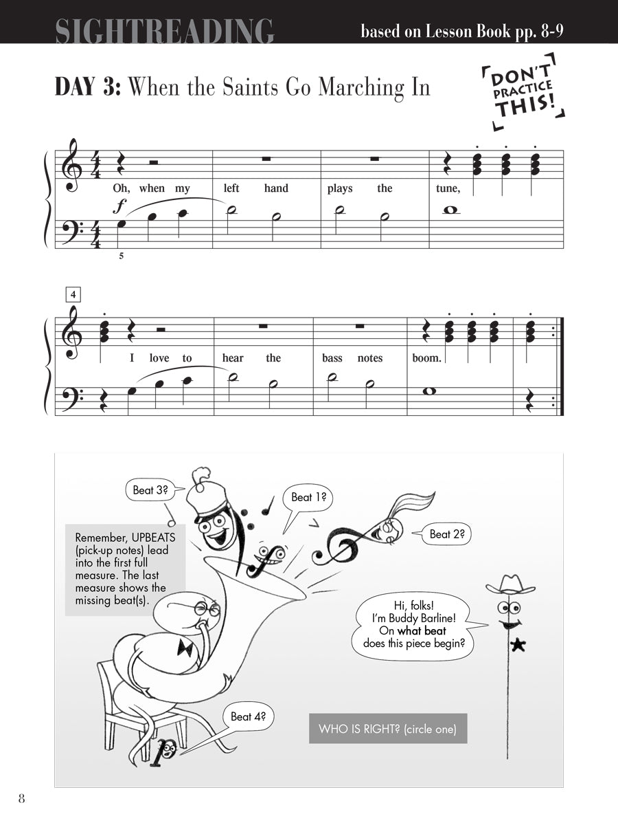 Piano Adventures® Level 2A Sightreading Book