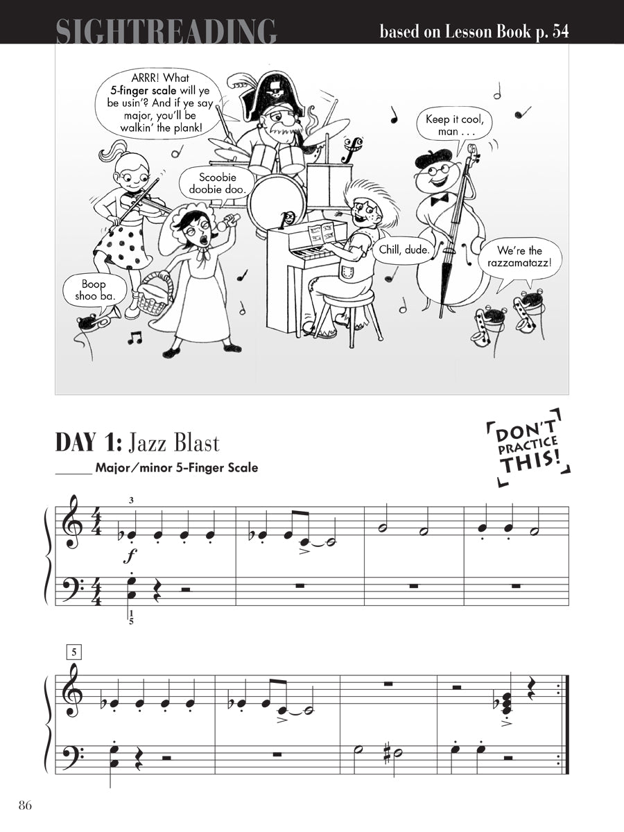 Piano Adventures® Level 2A Sightreading Book