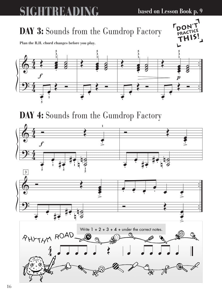 Piano Adventures® Level 2B Sightreading Book