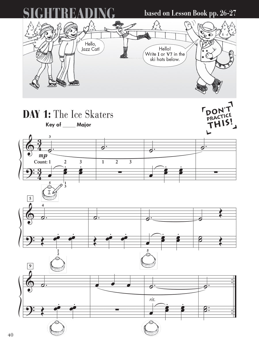 Piano Adventures® Level 2B Sightreading Book