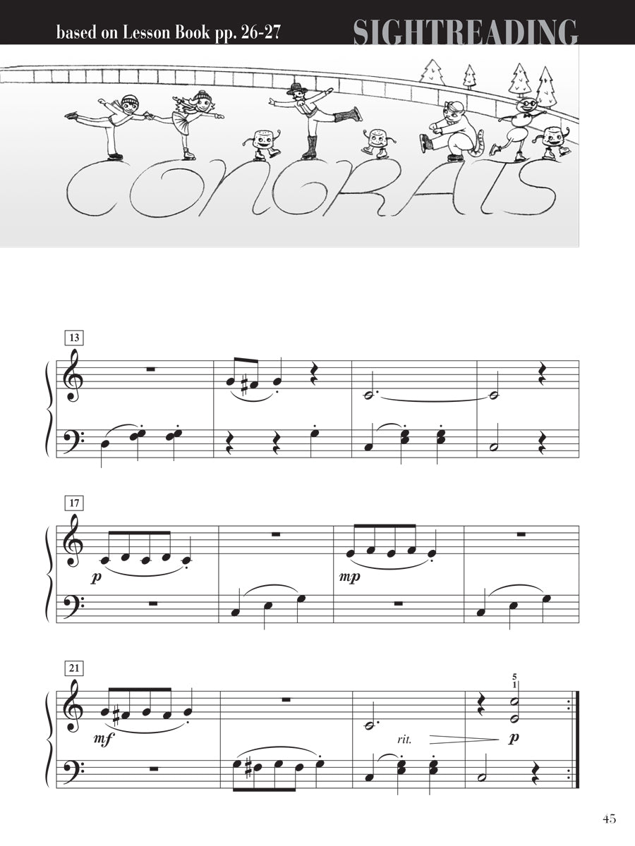 Piano Adventures® Level 2B Sightreading Book