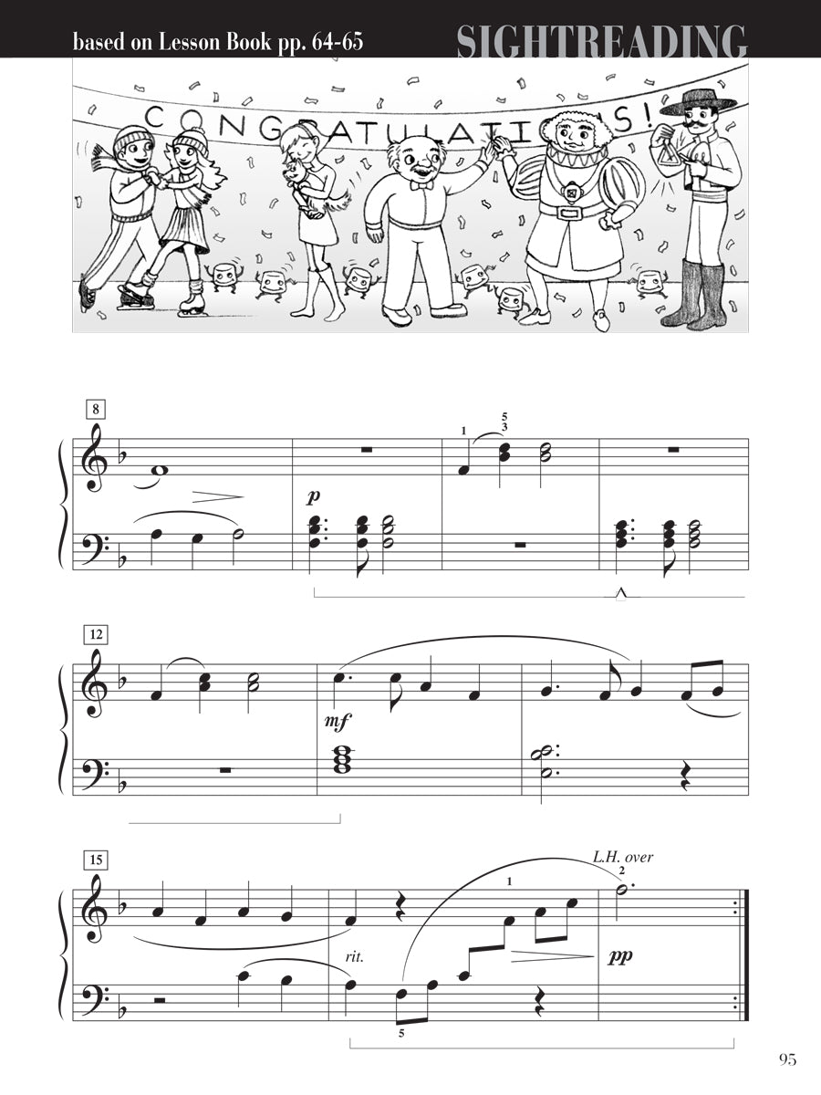 Piano Adventures® Level 2B Sightreading Book