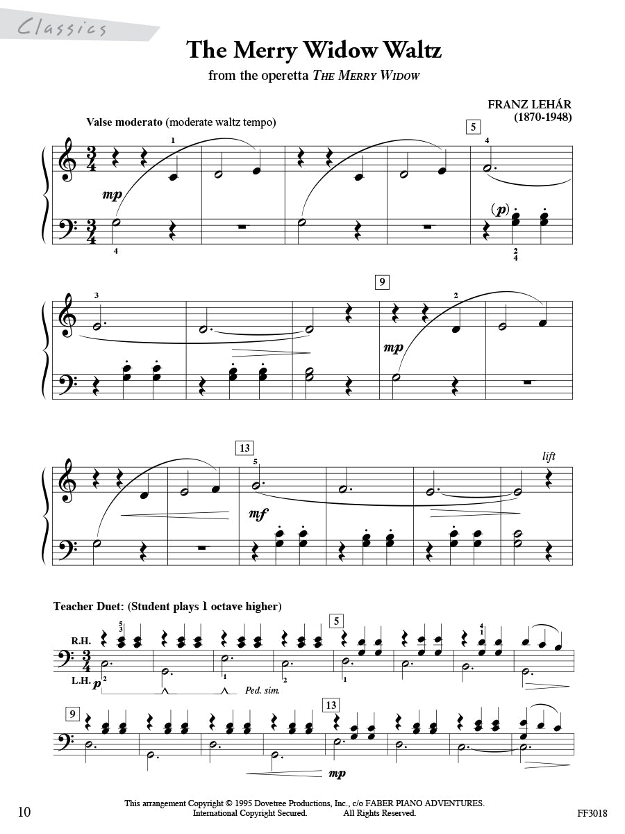 ShowTime® Piano Faber Studio Collection