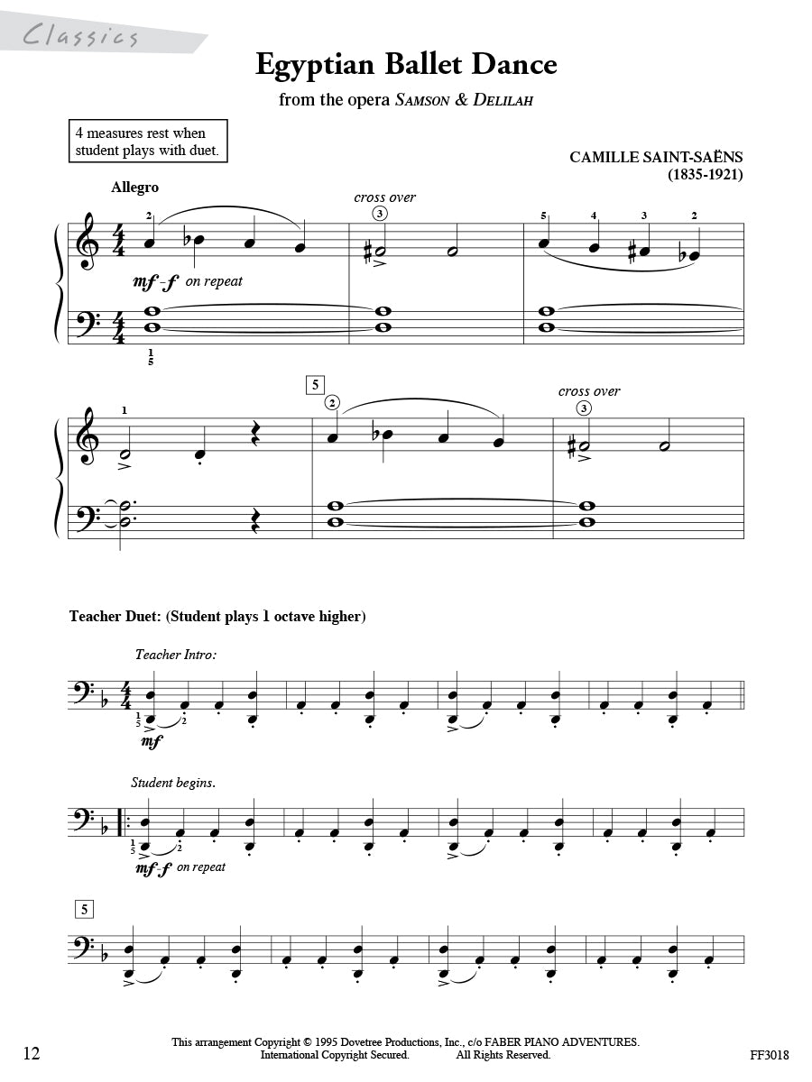 ShowTime® Piano Faber Studio Collection