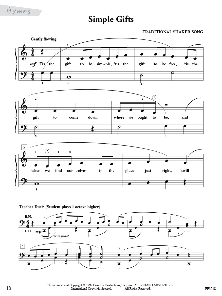 ShowTime® Piano Faber Studio Collection