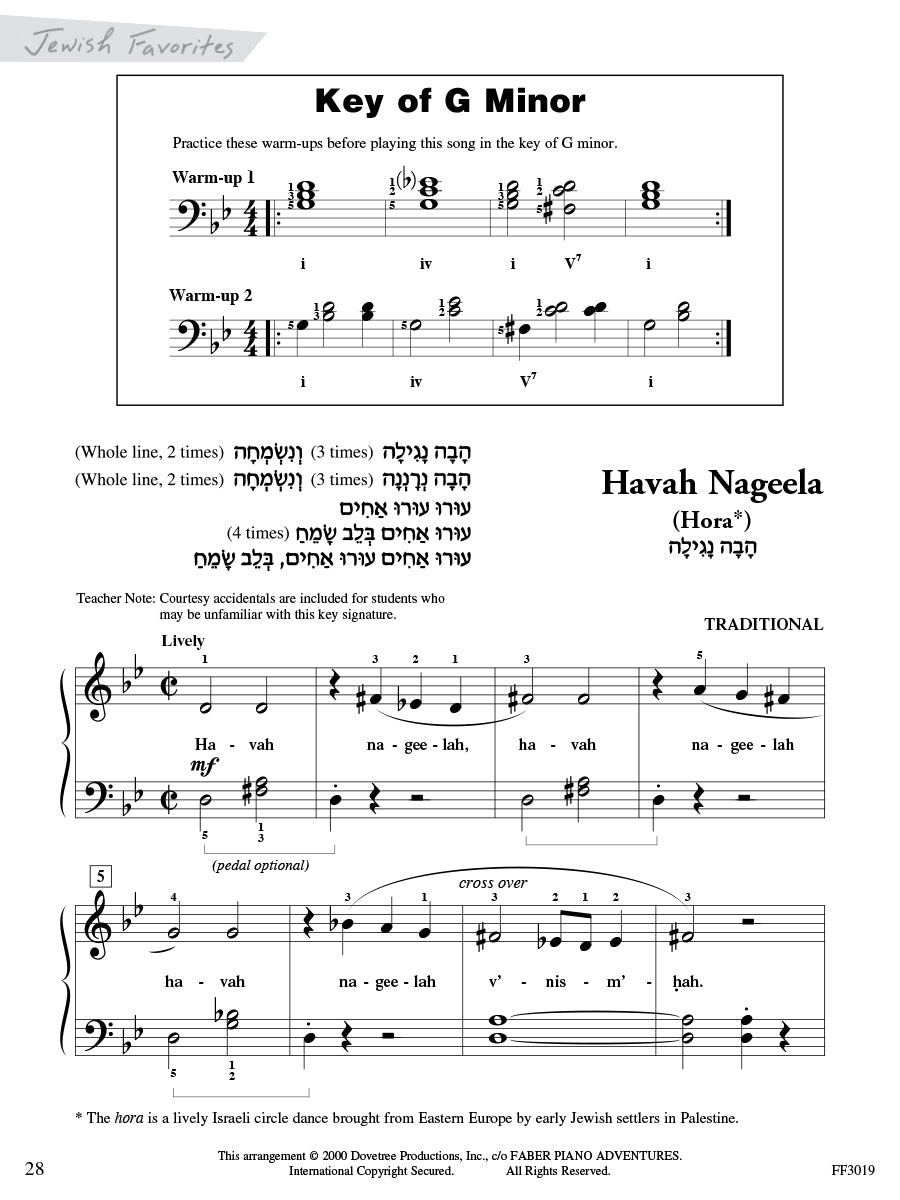 ChordTime® Piano Faber Studio Collection