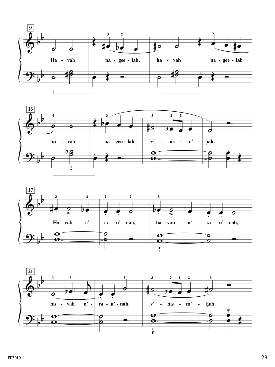 ChordTime® Piano Faber Studio Collection