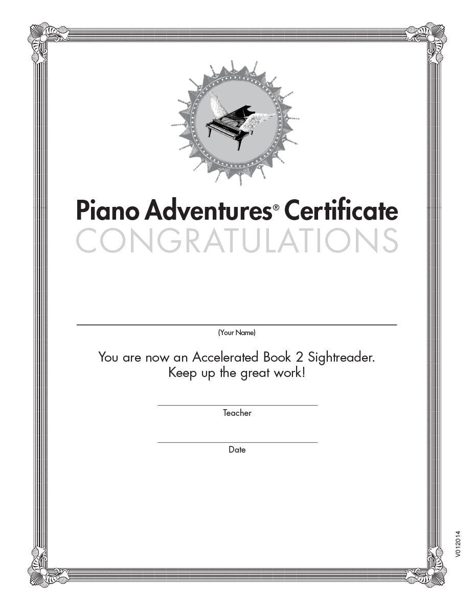 Accelerated Piano Adventures Sightreading Book 2