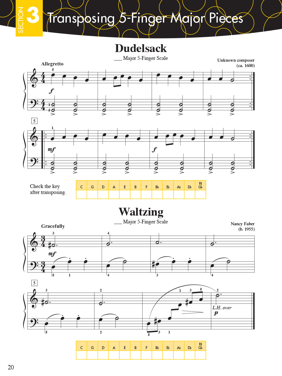 Piano Adventures Scale and Chord Book 1