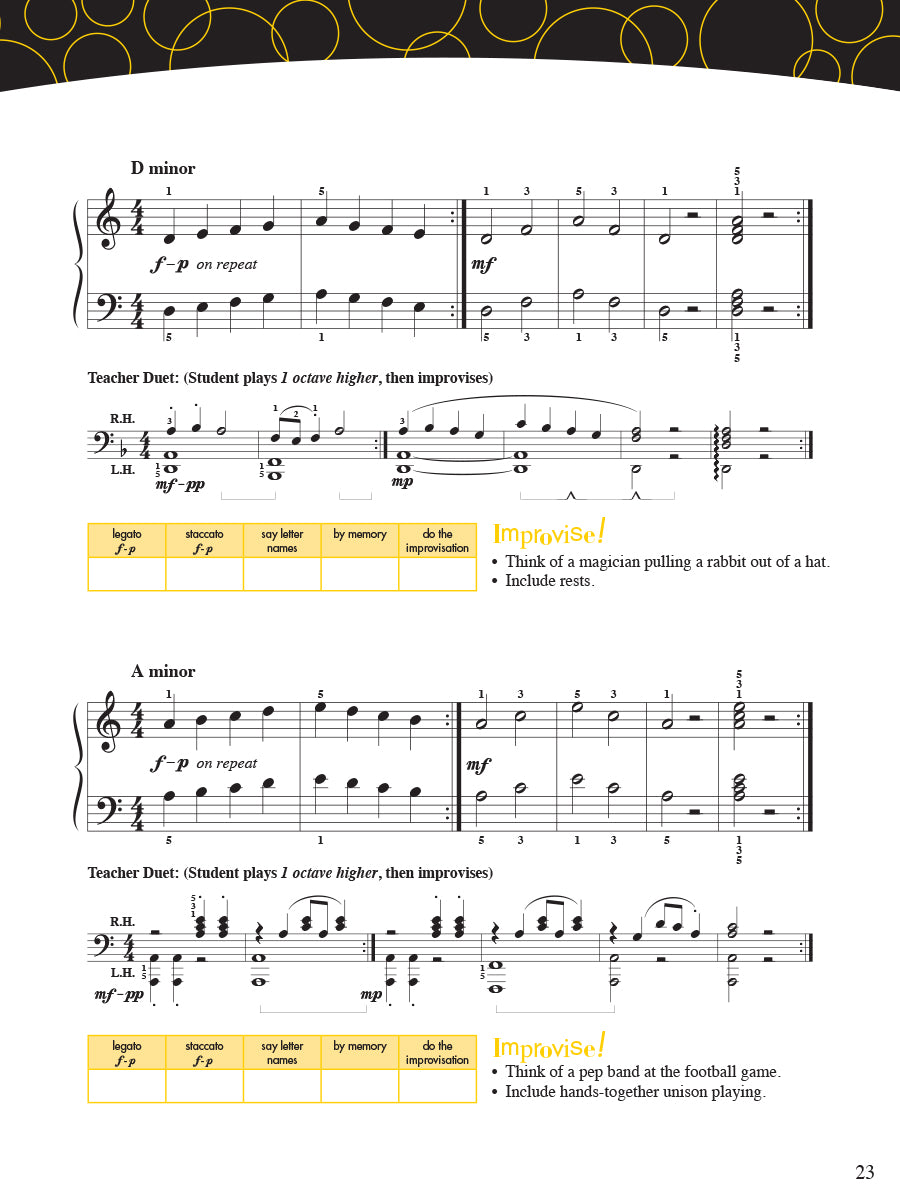 Piano Adventures Scale and Chord Book 1