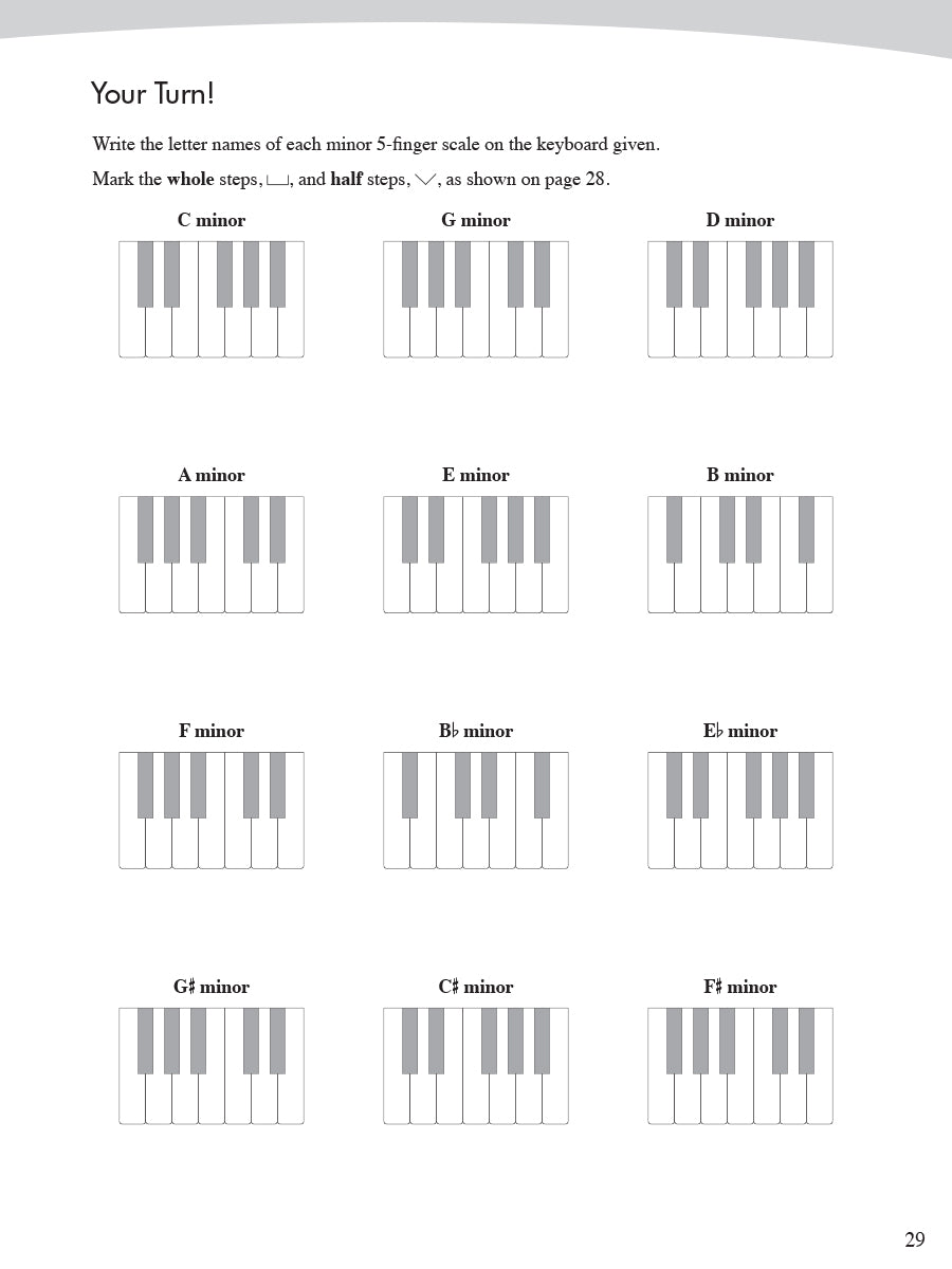 Piano Adventures Scale and Chord Book 1
