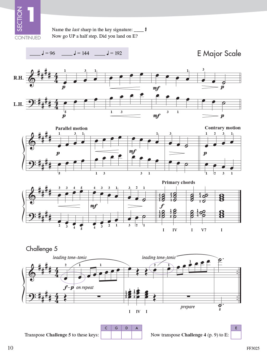 Piano Adventures Scale and Chord Book 2