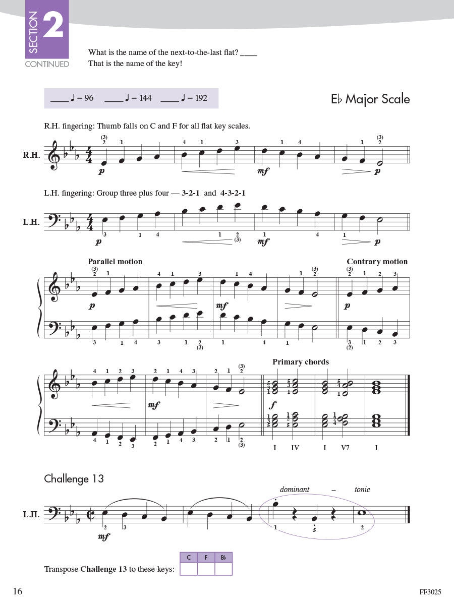 Piano Adventures Scale and Chord Book 2