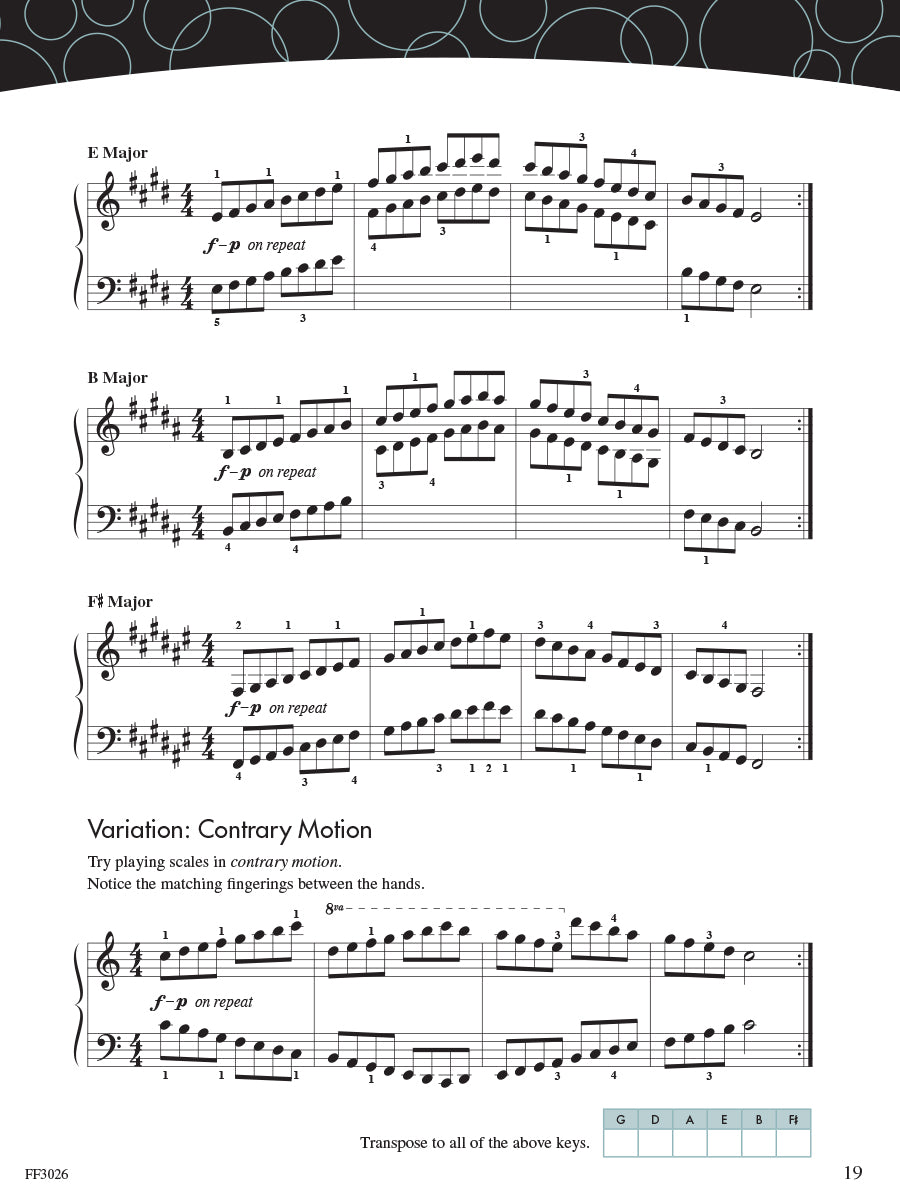 Piano Adventures Scale and Chord Book 3