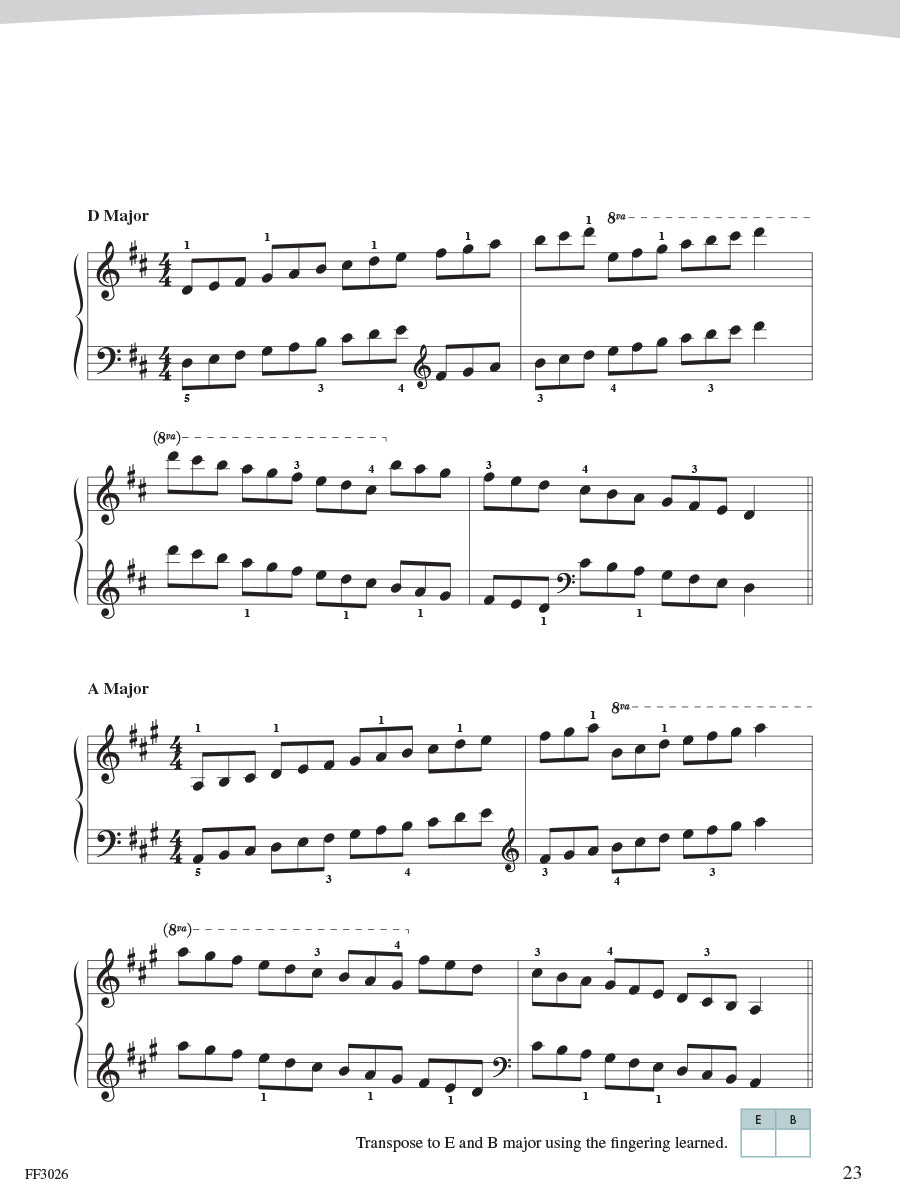 Piano Adventures Scale and Chord Book 3