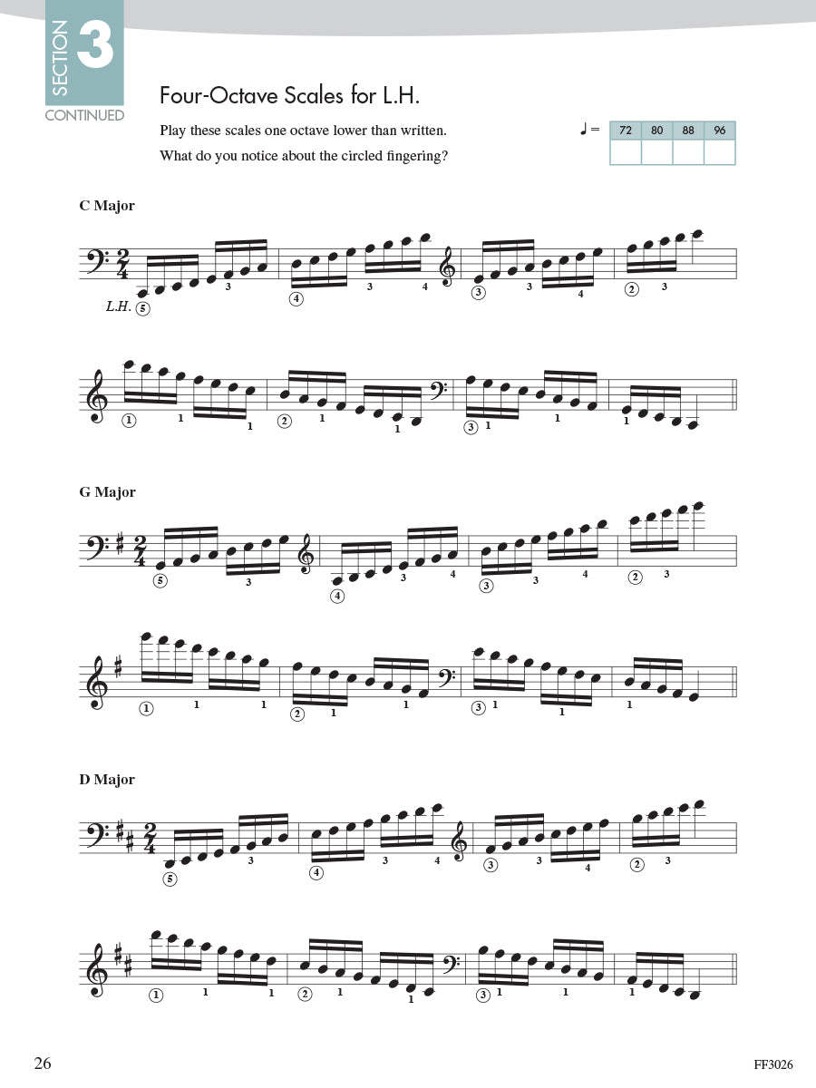 Piano Adventures Scale and Chord Book 3