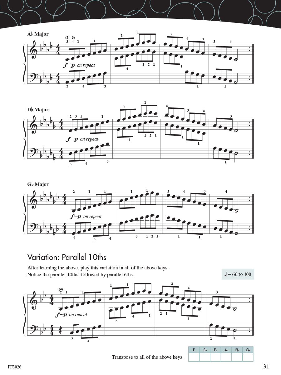 Piano Adventures Scale and Chord Book 3